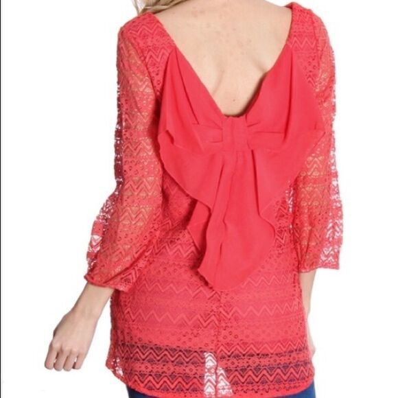 RACHEL Kate collection, coral top - Picture 2 of 5